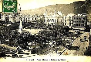 PA c- 025- Place d'Armes- trams et autobus